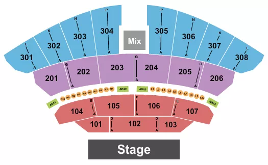 Astro Amphitheater Seating Chart